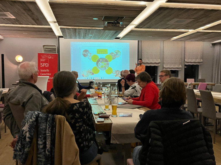 Veranstaltung "Gemeinschaft braucht Räume" im Restaurant zum Murnauer